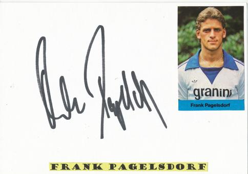 Frank Pagelsdorf  Arminia Bielefeld  Fußball Autogramm Karte  original signiert 