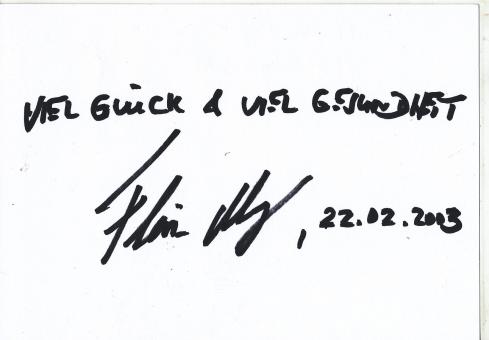 Florian Meyer  DFB Schiedsrichter  Fußball Autogramm Karte  original signiert 