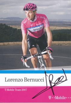 Lorenzo Bernucci  Team Telekom Radsport  Autogrammkarte  original signiert 