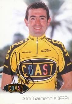 Aitor Garmendia  Team Coast  Radsport  Autogrammkarte  original signiert 