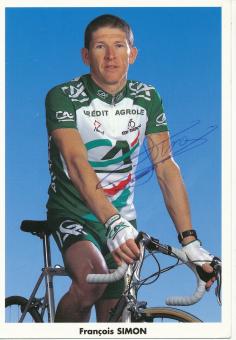 Francois Simon  Team Equipe Agricole  Radsport  Autogrammkarte  original signiert 
