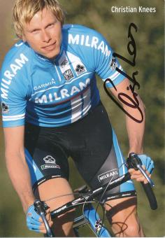 Christian Knees  Team Milram  Radsport  Autogrammkarte  original signiert 