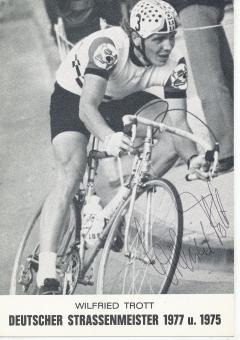 Wilfried Trott  1975  Radsport  Autogrammkarte  original signiert 