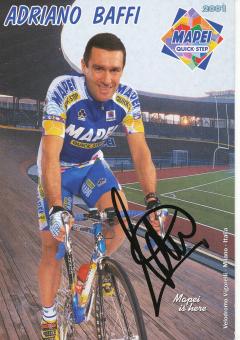 Adriano Baffi   Team Mapei   Radsport  Autogrammkarte  original signiert 