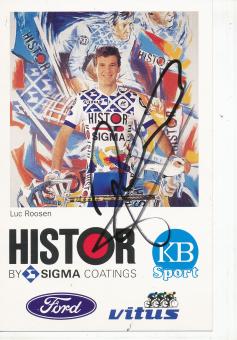 Luc Roosen   Radsport  Autogrammkarte  original signiert 