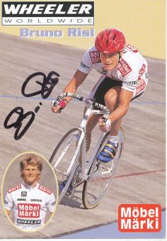 Bruno Risi  Radsport  Autogrammkarte  original signiert 