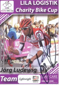 Jörg Ludewig   Radsport  Autogrammkarte  original signiert 
