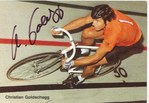 Christian Goldschagg   Radsport  Autogrammkarte  original signiert 