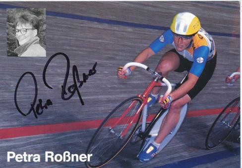 Petra Roßner   Radsport  Autogrammkarte  original signiert 