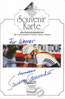 Sandra Schumacher   Radsport  Autogrammkarte  original signiert 