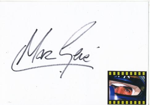Marc Gene  Formel 1  Auto Motorsport  Autogramm Karte original signiert 