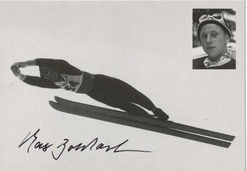 Max Bolkart   Skispringen  Autogrammkarte original signiert 