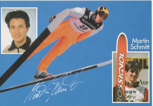 Martin Schmitt   Skispringen  Autogrammkarte original signiert 