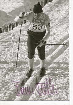 Franz Keller  Ski Nordische Kombination  Autogrammkarte original signiert 