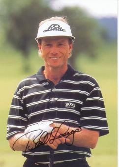 Bernhard Langer  Golf  Autogrammkarte  original signiert 