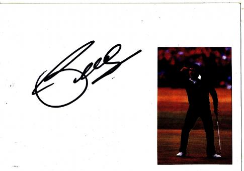 Severiano Ballesteros † 2011  Spanien  Golf Autogramm Karte original signiert 