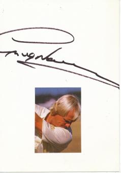 Greg Norman  Australien  Golf Autogramm Karte original signiert 