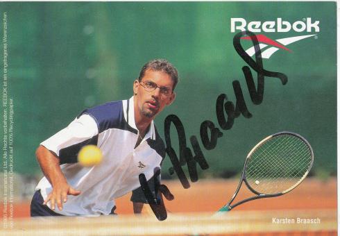 Karsten Braasch  Tennis Autogrammkarte original signiert 
