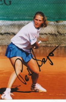Petra Begerov  Tennis  Autogramm Foto original signiert 