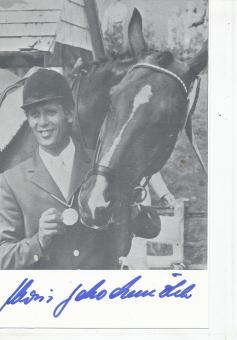 Alwin Schockemöhle  Reiten  Autogrammkarte original signiert 