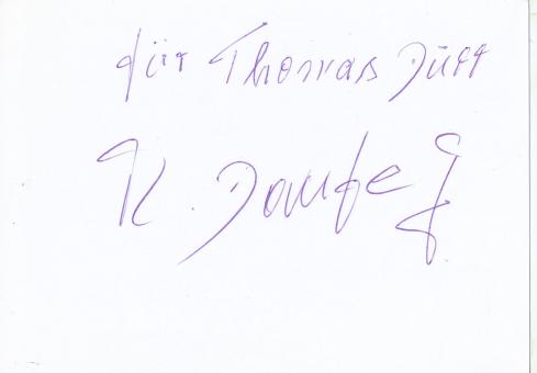 Dirk Dautzenberg  Film & TV  Autogramm Karte original signiert 