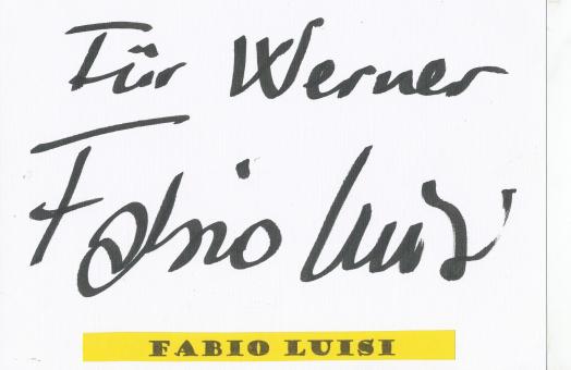 Fabio Luisi  Dirigent  Klassik  Musik Autogramm Karte  original signiert 