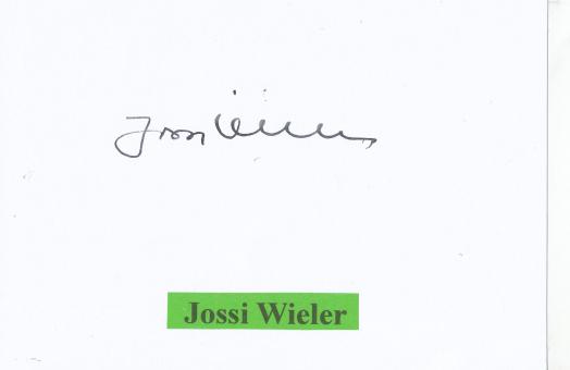 Jossi Wieler  Oper  Klassik  Musik Autogramm Karte  original signiert 