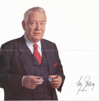 Erich Böhme  Sat 1  TV  Autogrammkarte  original signiert 