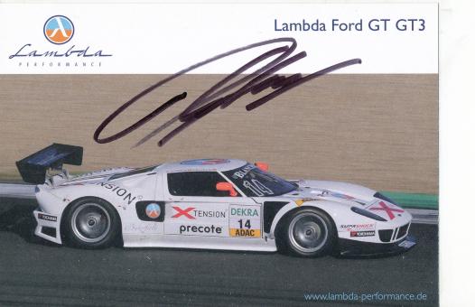 Dominik Schwager  Ford   Motorsport Team  Auto Motorsport  Autogrammkarte  original signiert 