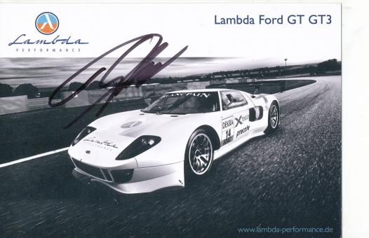 Dominik Schwager  Ford   Motorsport Team  Auto Motorsport  Autogrammkarte  original signiert 