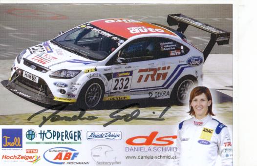 Daniela Schmid   Honda   Auto Motorsport  Autogrammkarte  original signiert 
