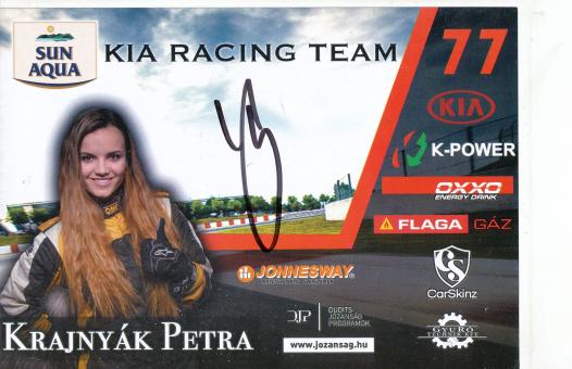 Petra Krajnyak   Auto Motorsport  Autogrammkarte  original signiert 