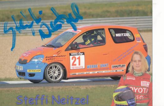 Stephanie Neitzel  Auto Motorsport  Autogrammkarte  original signiert 