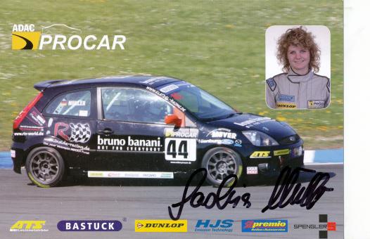 Saskia Müller  Ford  Auto Motorsport  Autogrammkarte  original signiert 