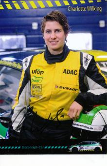 Charlotte Wilking  Auto Motorsport  Autogrammkarte  original signiert 