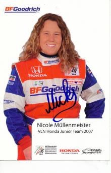 Nicole Müllenmeister  Honda  Auto Motorsport  Autogrammkarte  original signiert 
