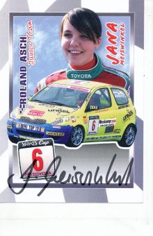 Jana Meiswinkel  Auto Motorsport  Autogrammkarte  original signiert 