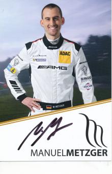 Manuel Metzger   Mercedes  Auto Motorsport  Autogrammkarte  original signiert 