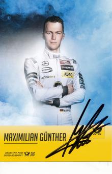 Maximilian Günther   Mercedes  Auto Motorsport  Autogrammkarte  original signiert 