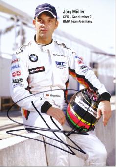 Jörg Müller  BMW  Auto Motorsport  Autogrammkarte  original signiert 