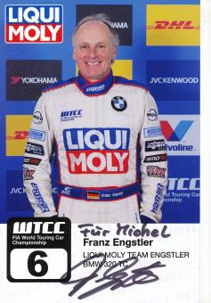 Franz Engstler  BMW  Auto Motorsport  Autogrammkarte  original signiert 