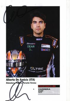 Alberto De Amicis  Porsche  Auto Motorsport  Autogrammkarte  original signiert 