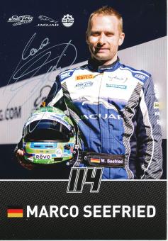 Marco Seefried  Jaguar  Auto Motorsport  Autogrammkarte  original signiert 