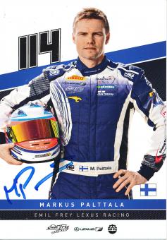 Markus Palttala  Jaguar  Auto Motorsport  Autogrammkarte  original signiert 