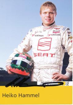 Heiko Hammel  Seat  Auto Motorsport  Autogrammkarte  original signiert 