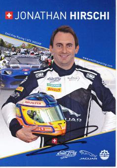 Jonathan Hirschi  Jaguar  Auto Motorsport  Autogrammkarte  original signiert 