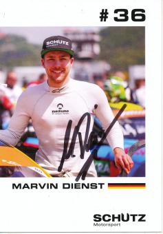 Marvin Dienst  Auto Motorsport  Autogrammkarte  original signiert 