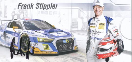 Frank Stippler  Audi  Auto Motorsport  Autogrammkarte  original signiert 
