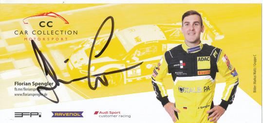 Florian Spengler  Audi  Auto Motorsport  Autogrammkarte  original signiert 