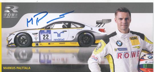 Markus Palttala  BMW  Auto Motorsport  Autogrammkarte  original signiert 